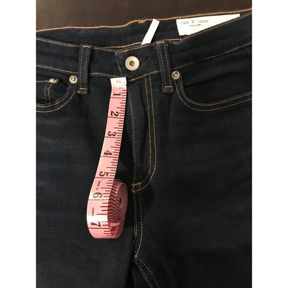 Rag & Bone Women's Cate Mid-Rise Ankle Skinny Carmen Color Jeans - Size 27 - Picture 12 of 13